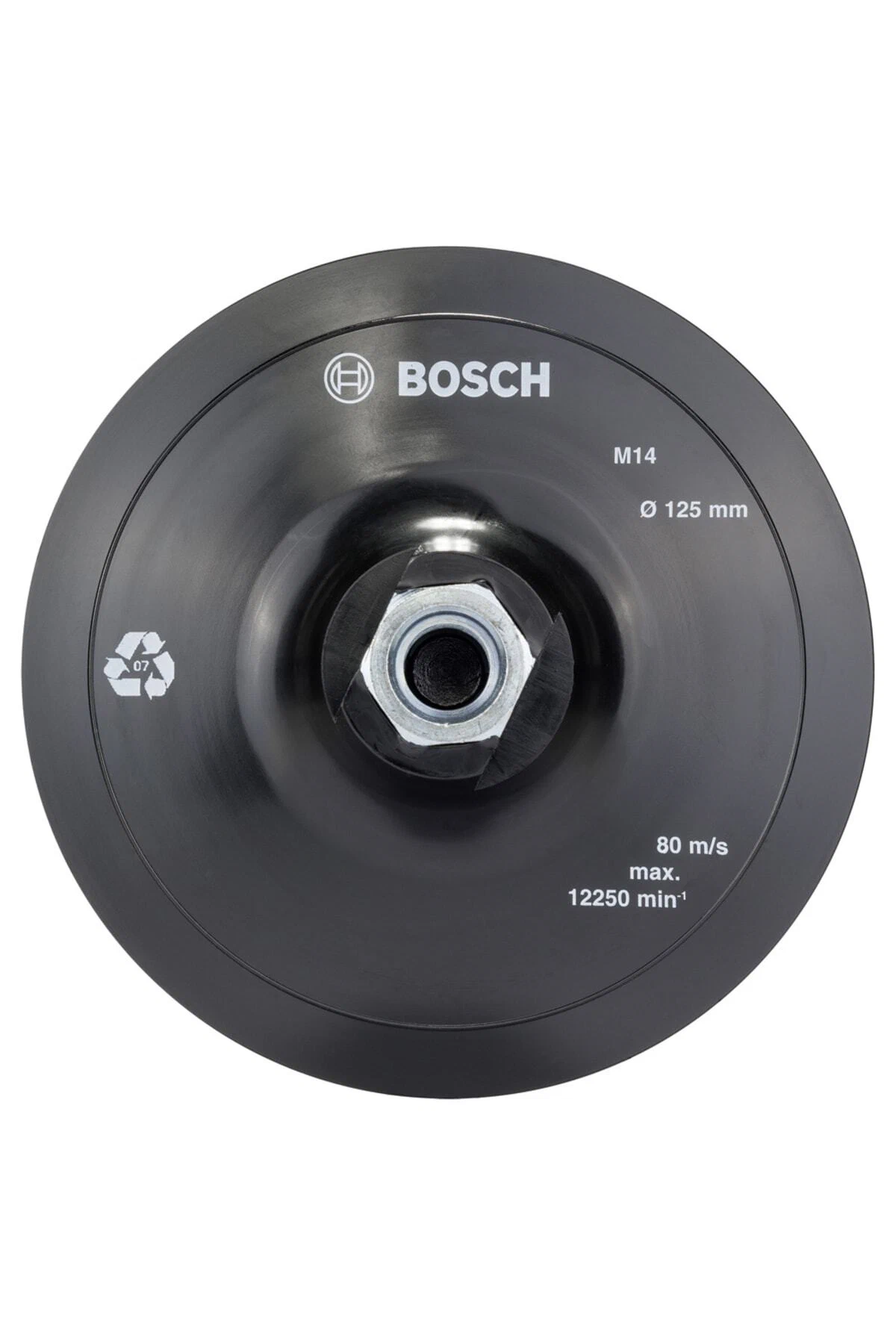 125 Mm M14 Kağıt Zımparalar Için Taban