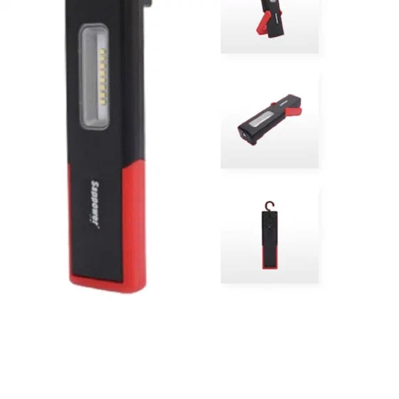 Lf-01 Şarjlı Led Fener 400 Lümen Kırmızı - Siyah