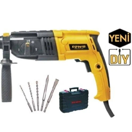 Çantalı Delici Kırıcı Matkap Rown Rn1026 Sds Plus