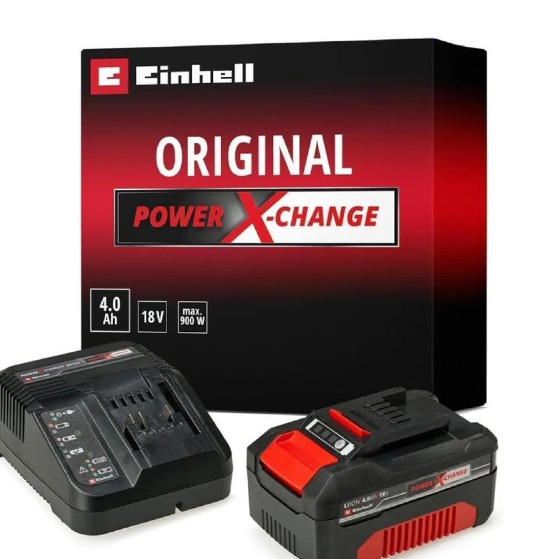 Orijinal Einhell Akü ve Şarj Cihazı Başlangıç Kiti Power X-Change (Li-Ion, 4.0 Ah akü) - 4512042