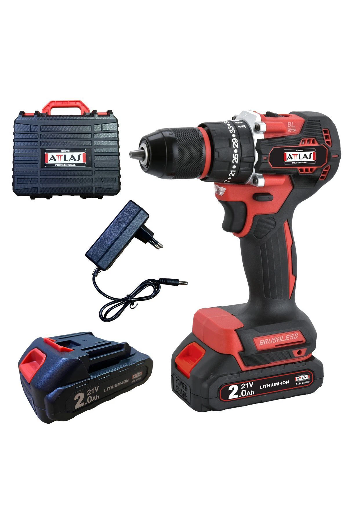 ATB 21 BLPD-202C 21 V Akülü Kömürsüz Darbeli Matkap - A0104075